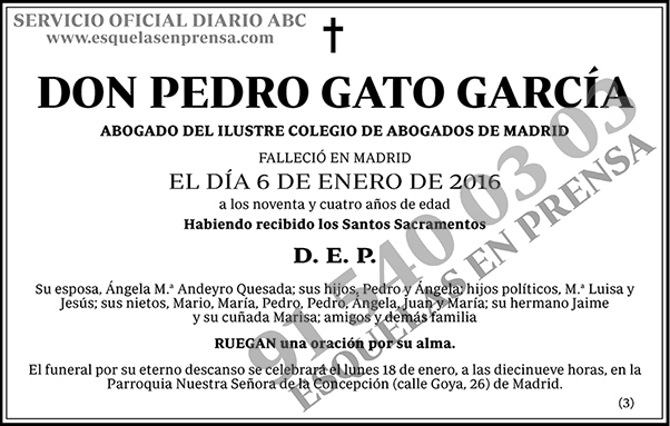 Pedro Gato García